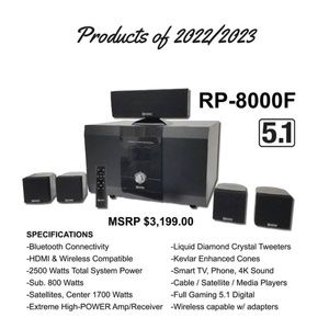 Premiere Reference Theaters RP-8000F , Smart Home, Theater Sound System